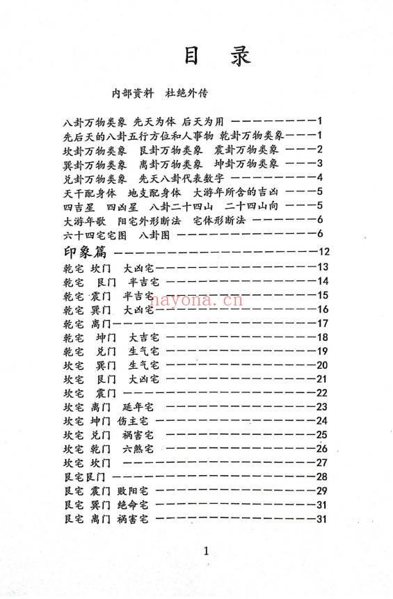 《张氏八卦风水》弟子内部绝密资料 3本PDF电子版