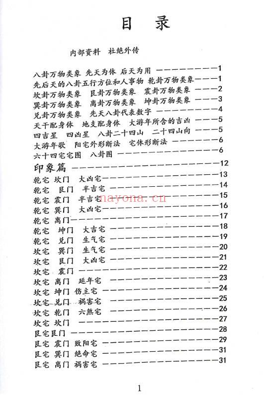 《张氏八卦风水》弟子内部绝密资料 3本PDF电子版