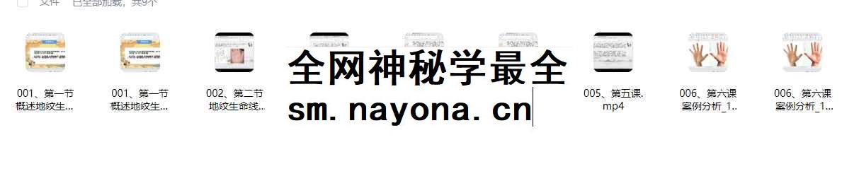 260143反掌观纹可以前知，趋吉避凶从手上开始——玄弘手相直播课6集视频Y插图