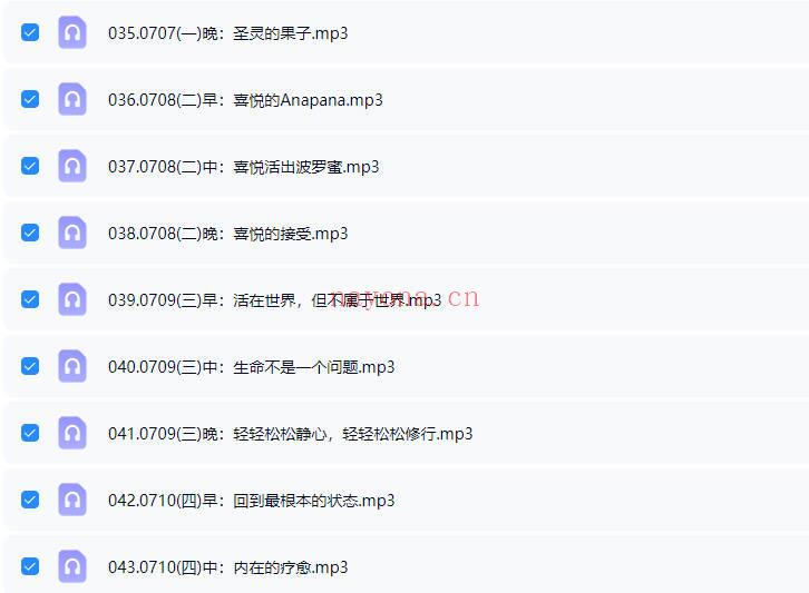 杨定一博士2025年【中道，中道到底】全球线上静心音频课200多节+配套文档