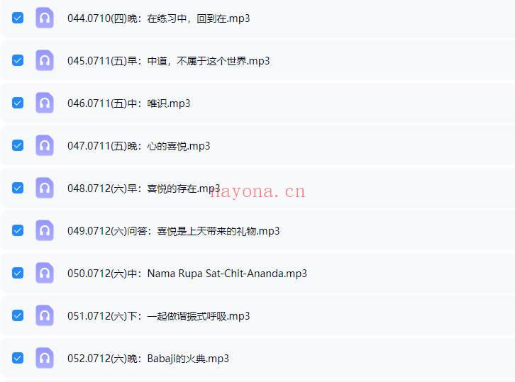 杨定一博士2025年【中道，中道到底】全球线上静心音频课200多节+配套文档