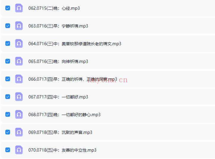 杨定一博士2025年【中道，中道到底】全球线上静心音频课200多节+配套文档