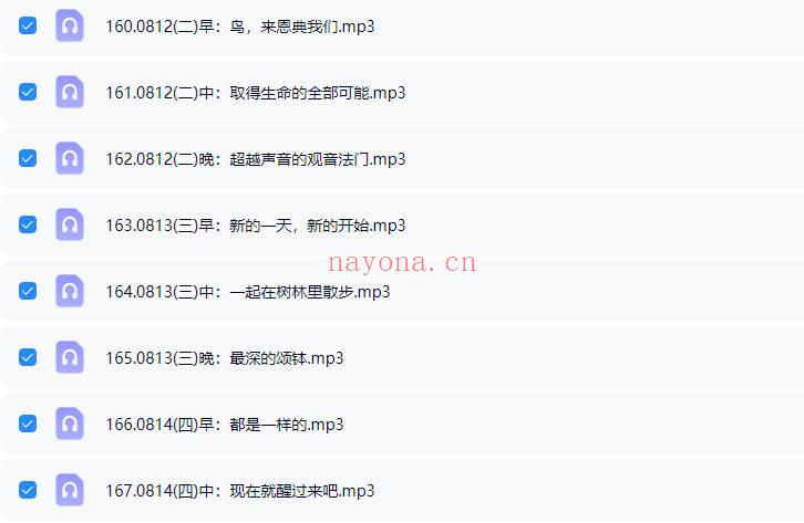 杨定一博士2025年【中道，中道到底】全球线上静心音频课200多节+配套文档
