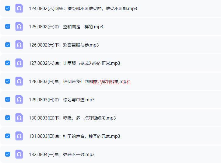 杨定一博士2025年【中道，中道到底】全球线上静心音频课200多节+配套文档