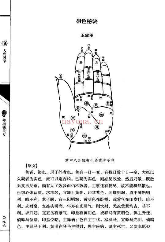 《神相铁关刀文白对照足本全译》378页.PDF电子版