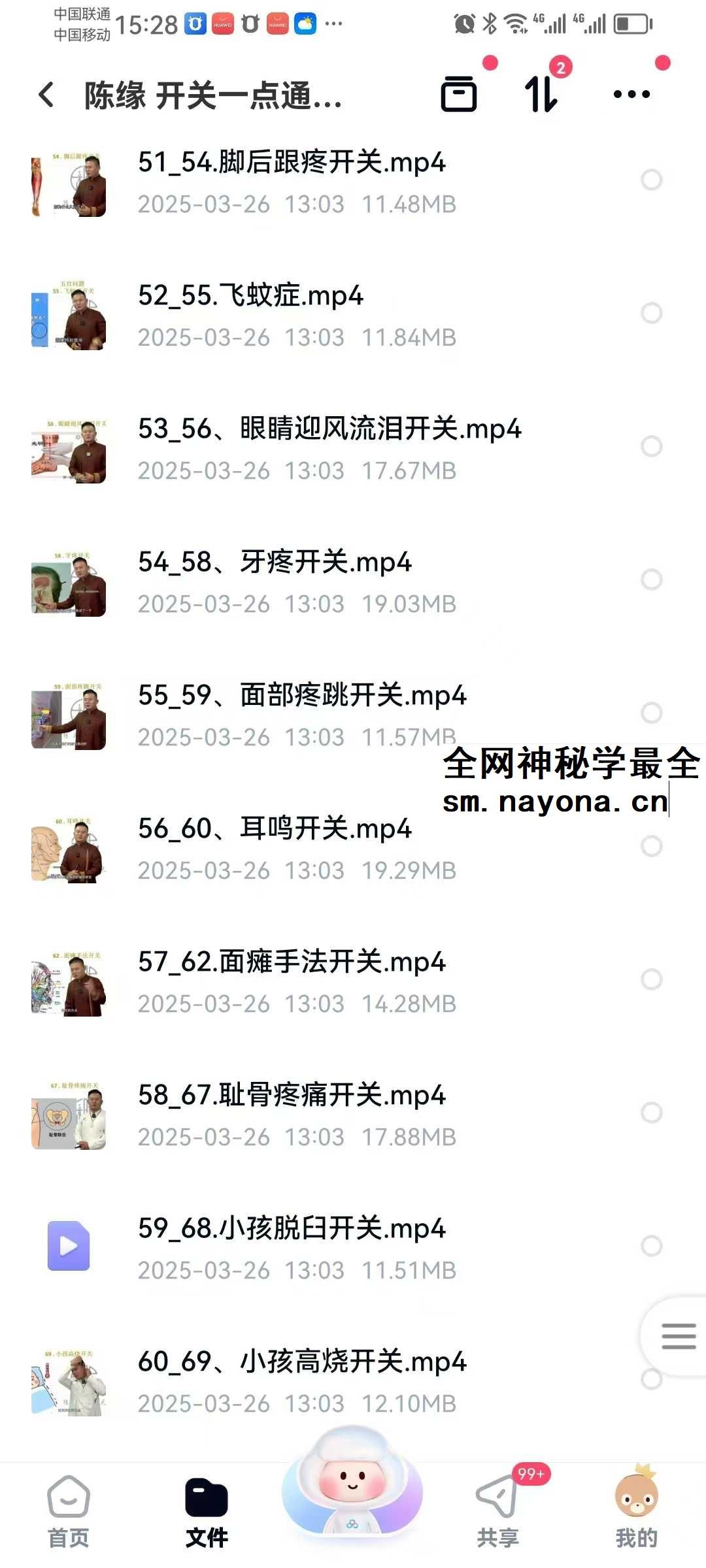 陈缘 开关一点通痛症理疗必学67集
