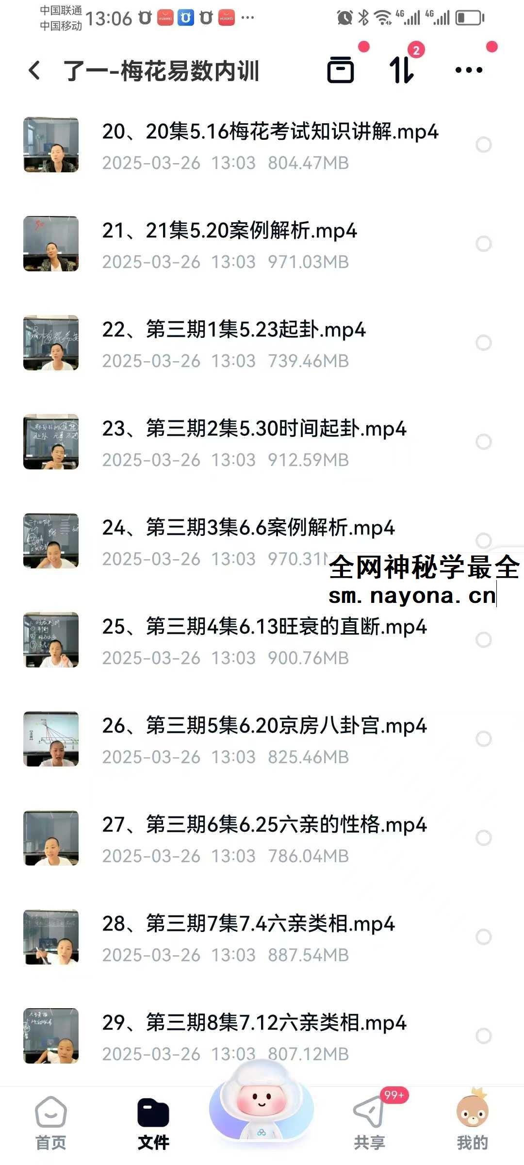 了一 梅花易数内训46集