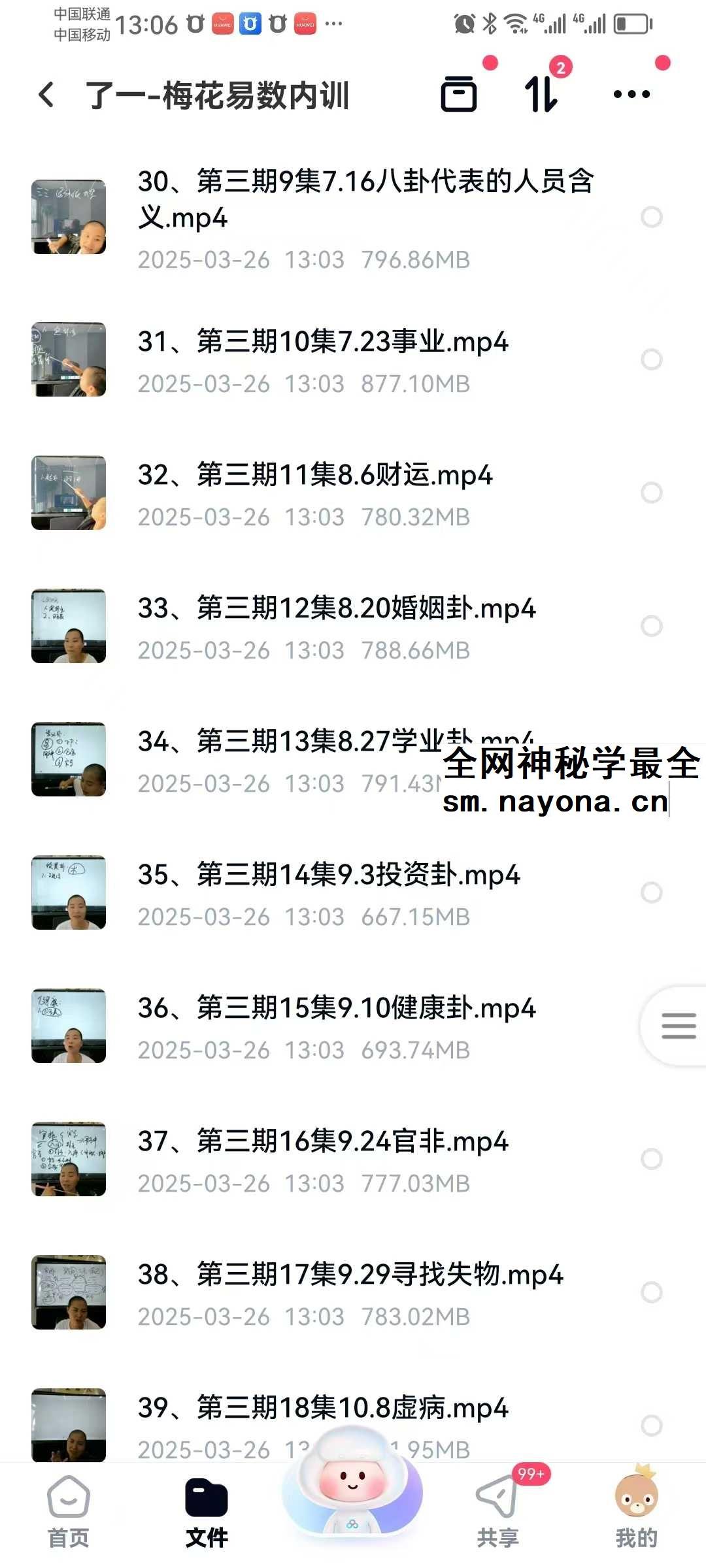 了一 梅花易数内训46集