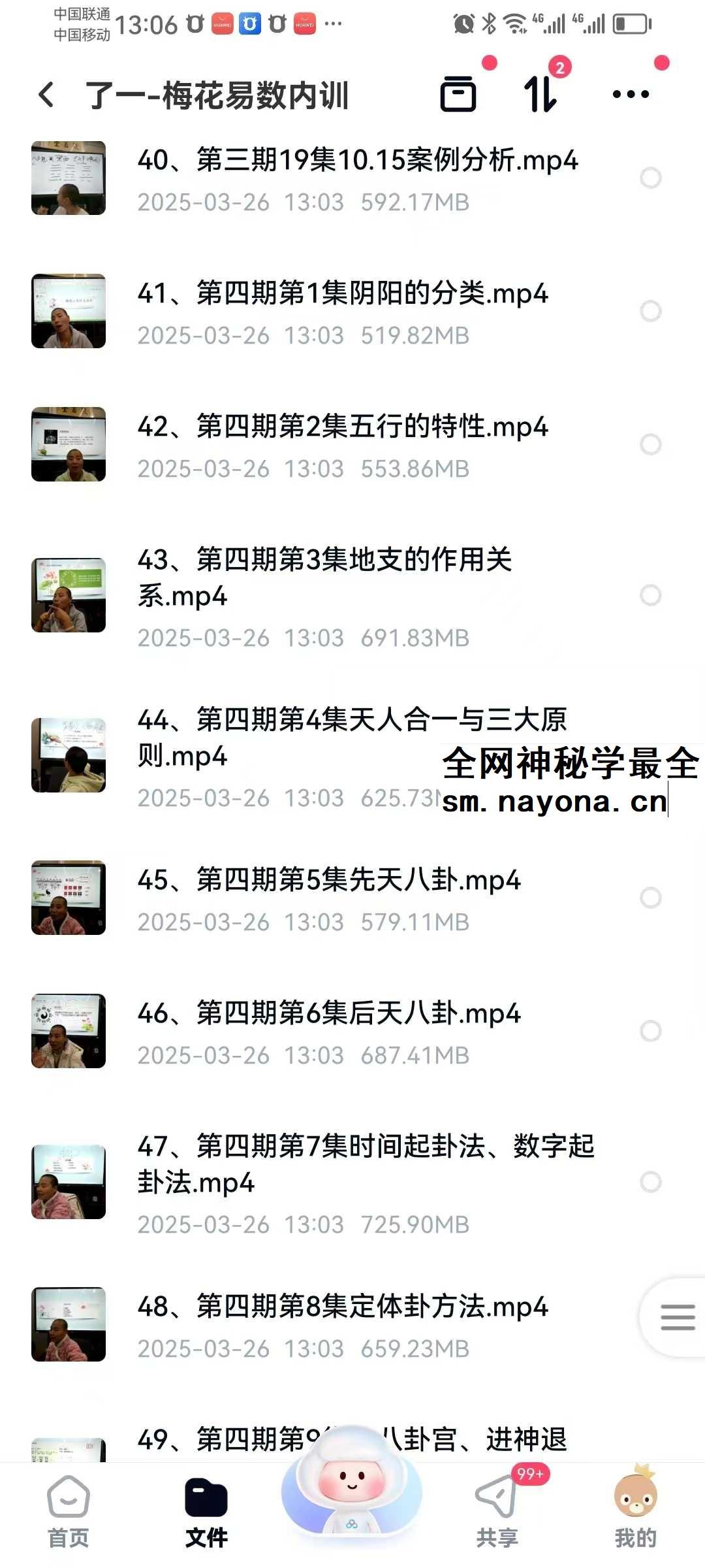 了一 梅花易数内训46集