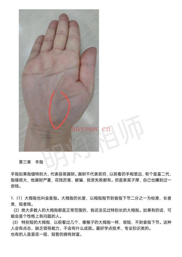 《明灯手相教程第二期》视频+文档