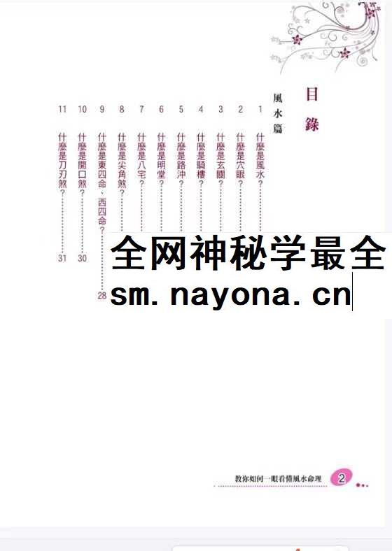 实用风水 教你如何一眼看懂风水命理