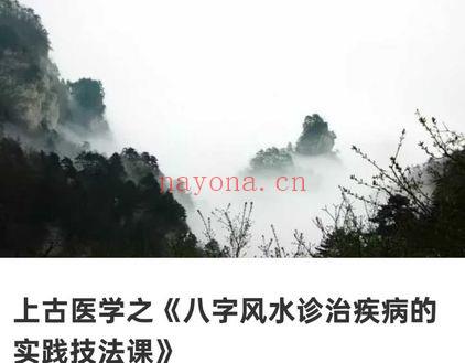 付强上古医学之《八字风水诊治疾病的实践技法课》5集视频