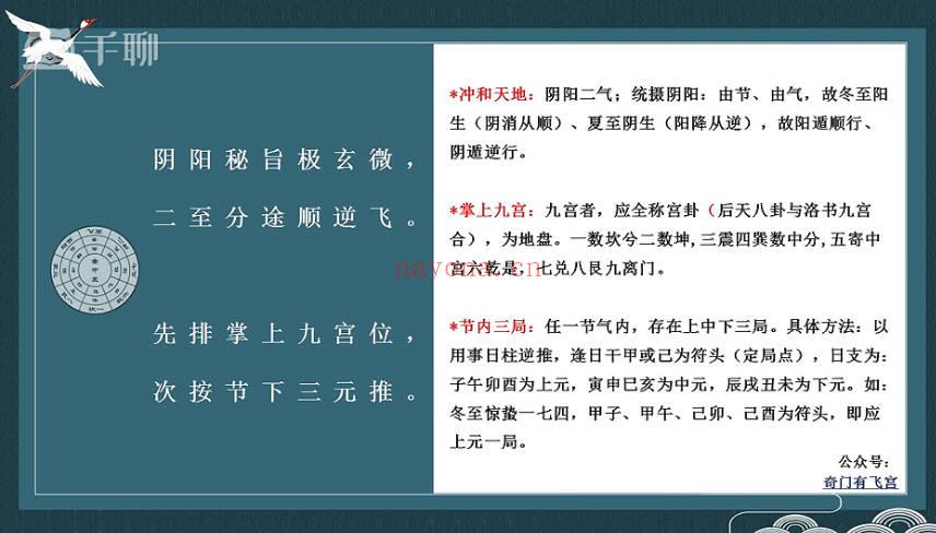 大易本无涯《奇门飞宫系列课程合集》视频课57集