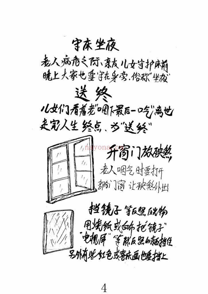 《民间地师手抄笔记》葬程丧仪9
