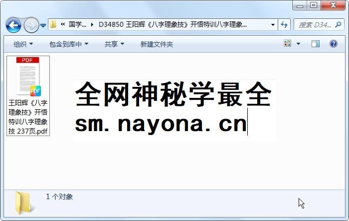 王阳辉《八字理象技》开悟特训八字理象技 237页 四柱八字 第1张