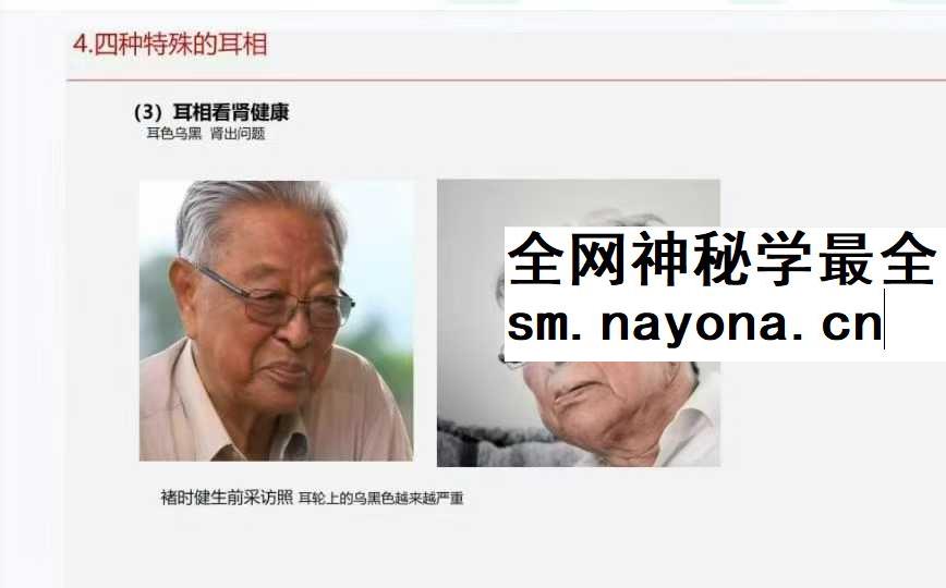 《面相学细微对比图示》286页