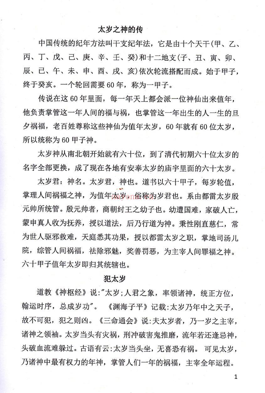 《道家化太岁》太岁符102页 易学 第1张
