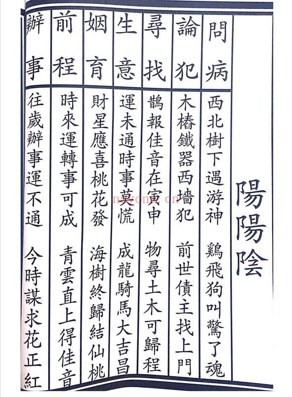 圣杯打卦书《圣卦断解》42页.山西至真经舍承印 PDF电子版