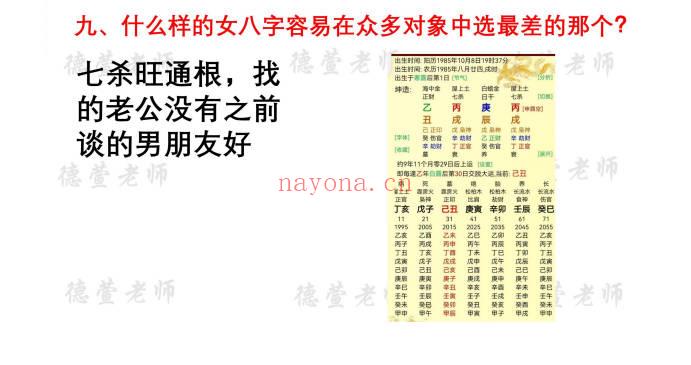 夏光明团队刘晨萱《八字速看婚姻吉凶秘法点窍助你通关大揭秘交付课》130页电子文档