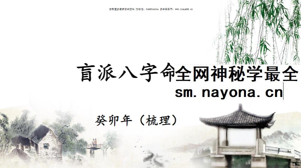 崔文举《癸卯年 盲派八字笔记》297页