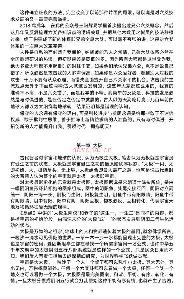 王阳辉《兄弟全息六爻》162页.PDF电子版