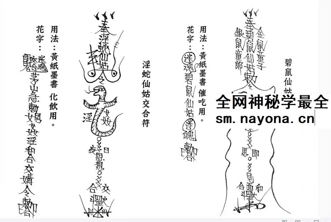 道教符法《台湾茅山下茅师传》现代-165双页 个别页面模糊