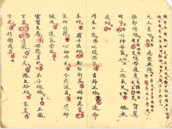 清代梅山道长秘传《先天符法变身全本一宗》96单页.PDF电子版