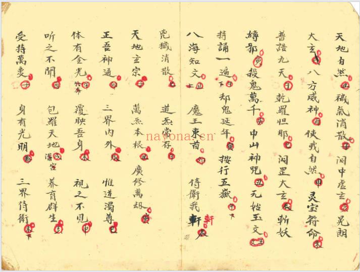 清代梅山道长秘传《先天符法变身全本一宗》96单页.PDF电子版
