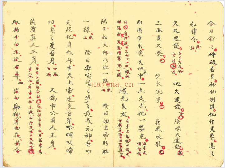 清代梅山道长秘传《先天符法变身全本一宗》96单页.PDF电子版