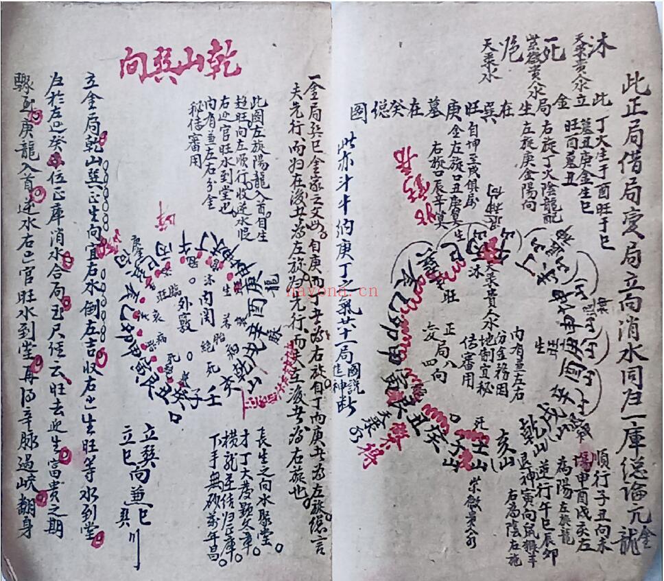 《正宗兴国三僚杨公地理秘诀》杨救贫堪舆秘法、杨救贫风水秘诀、风水地理妙诀 147页双页版 国学古籍 第2张