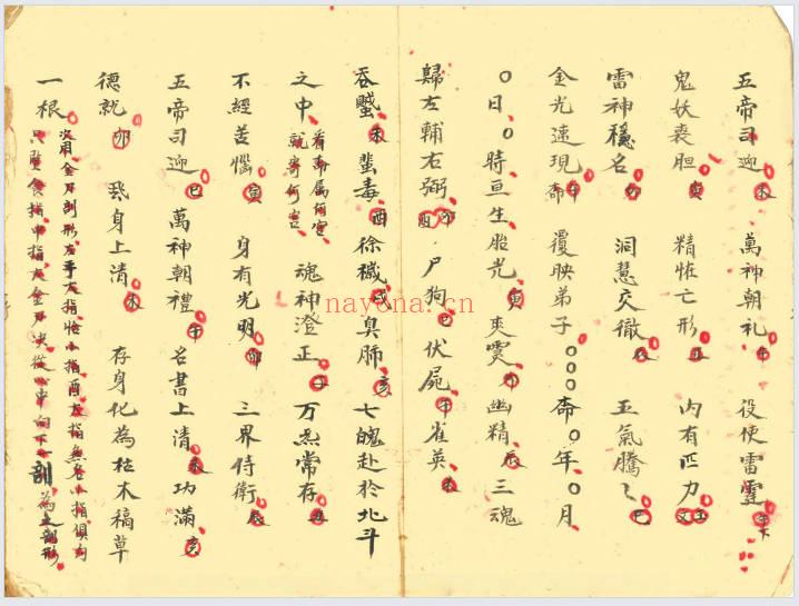 清代梅山道长秘传《先天符法变身全本一宗》96单页.PDF电子版