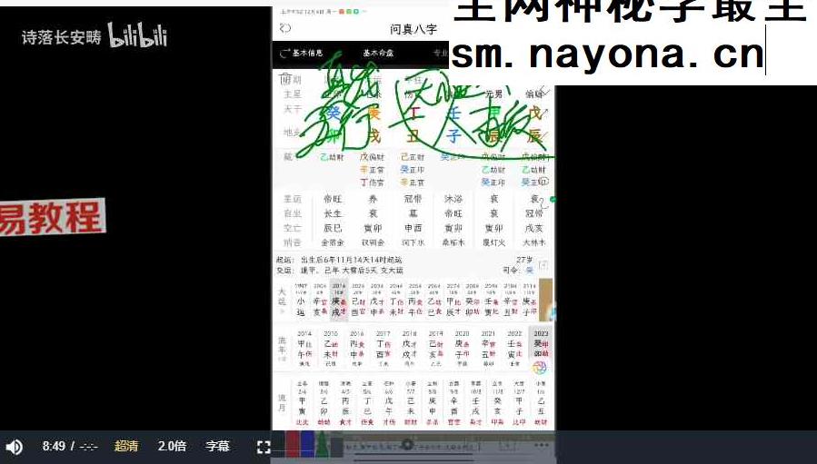 衍学盲派 包括六十甲子+错位甲子（文档）+课程视频