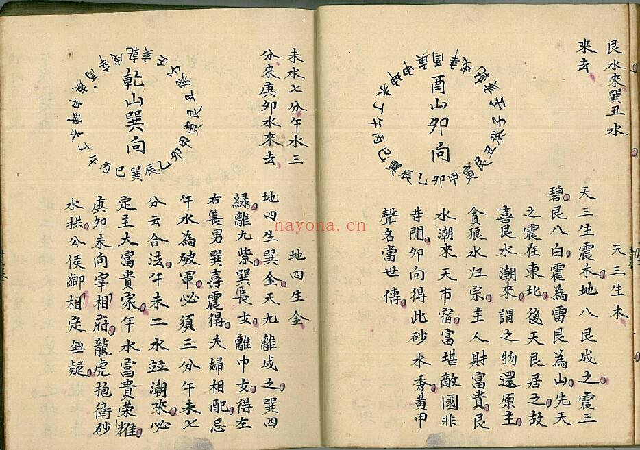 风水古籍《论度层水法全秘》光绪年间版104页双页版 国学古籍 第4张