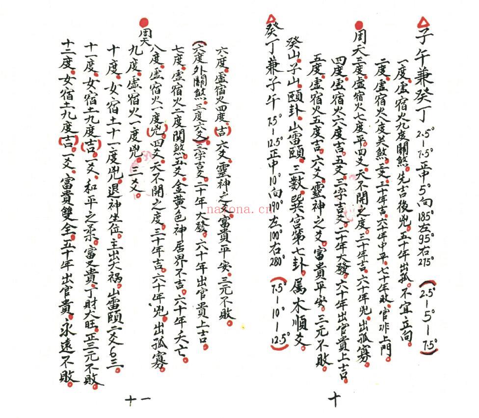 《二十八宿六十卦分金爻线吉凶定局》赖布衣天星风水 41页双页版 国学古籍 第6张