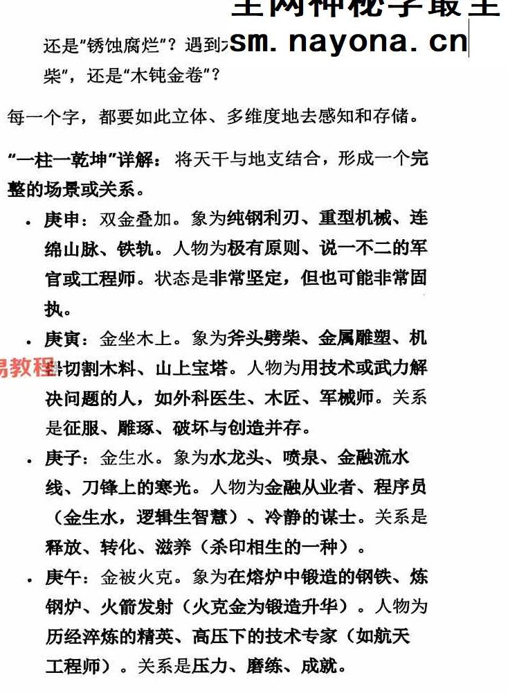 杨清娟盲派八字命理象法精要【原版】.pdf 441页