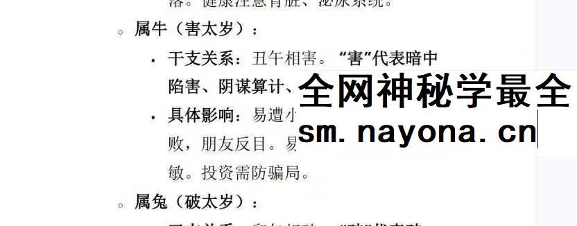 2026年丙午年《马年化太岁指南》23页