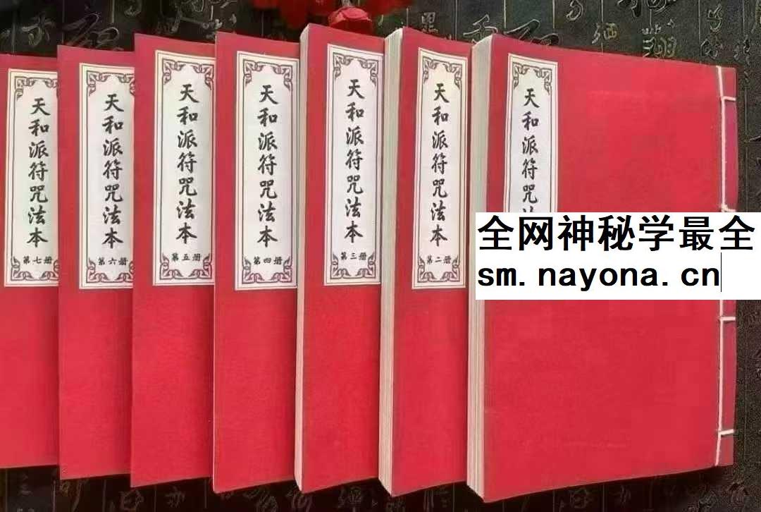 《天和派符咒法本》天和派法师符诀 7册