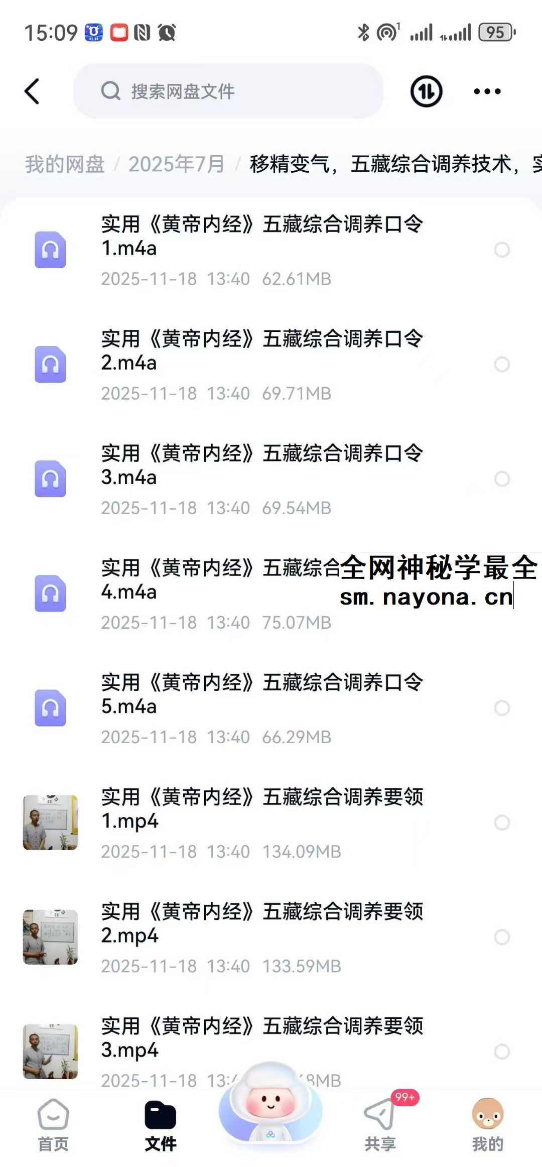 移精变气 五藏综合调养技术 实用黄帝内经11节