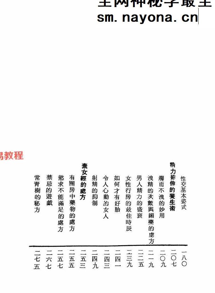 珍藏版不老长生术.pdf 305页