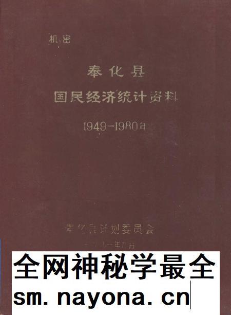 1981-奉化县国民经济统计资料 1949-1980年.pdf电子版_浙江省志插图 1981-奉化县国民经济统计资料 1949-1980年.pdf电子版_浙江省志插图