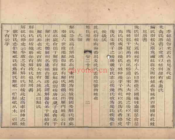 C0285_姓氏研究_姓氏寻源(28-30卷)-[清]张澍.pdf[地方藏谱] - 家谱