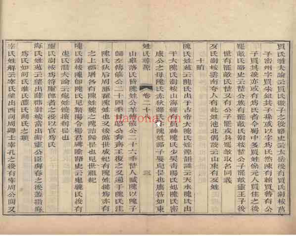 C0285_姓氏研究_姓氏寻源(28-30卷)-[清]张澍.pdf[地方藏谱] - 家谱