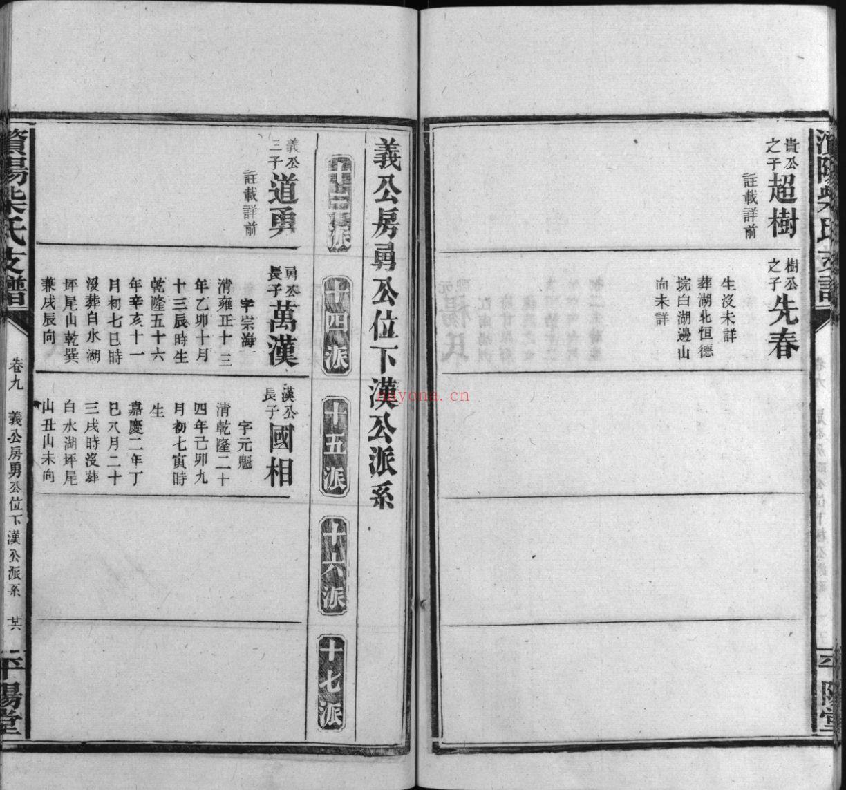 柴氏宗谱族谱（犹他州藏湖南省）共13册