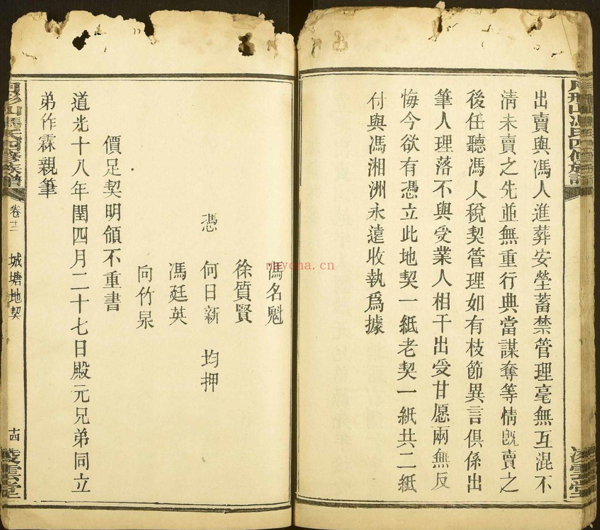 冯氏宗谱族谱（犹他州藏湖南省）共38册
