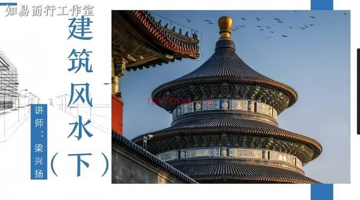 知易而行 梁兴杨《居住环境学》视频课30集