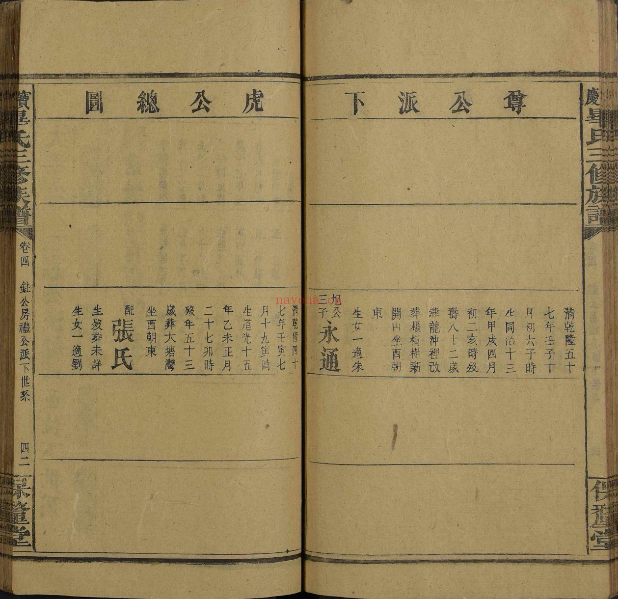 毕氏宗谱族谱（犹他州藏湖南省）共59册