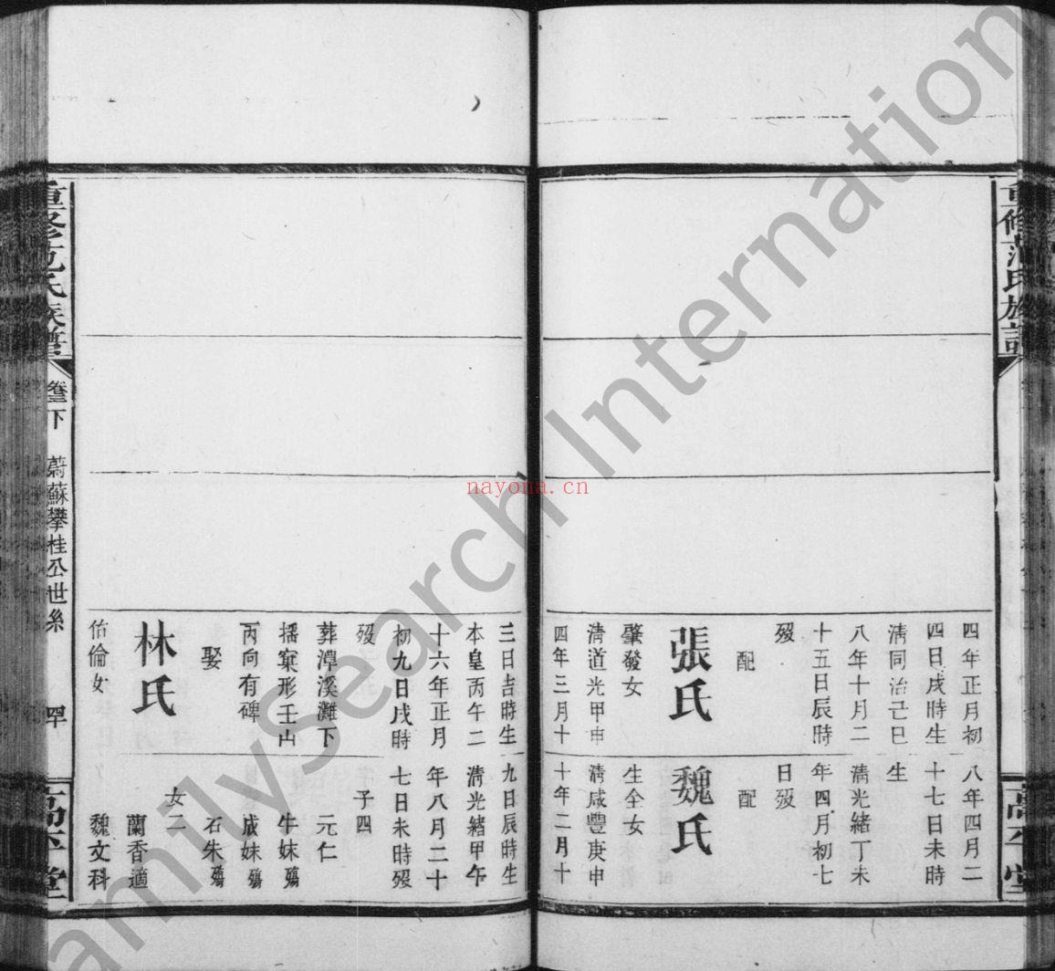 范氏宗谱族谱（犹他州藏湖南省）共96册