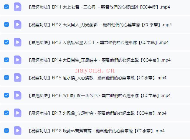 张显君老师《易经功法》视频课25集