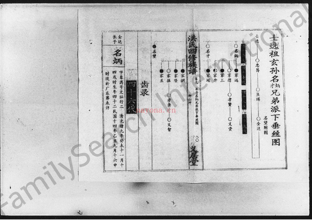 洪氏宗谱族谱（犹他州藏湖南省）共6册