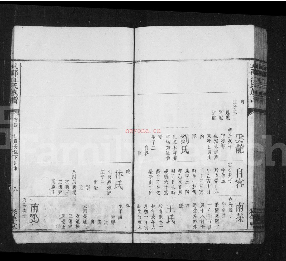 江氏宗谱族谱(犹他州藏湖南省)共124册